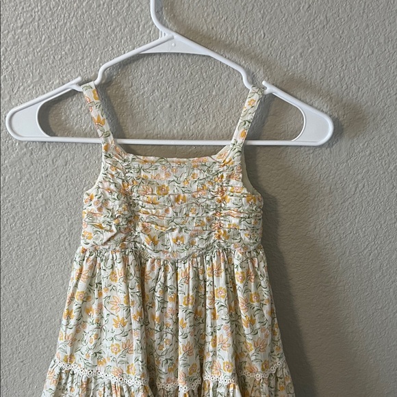 Haute Hippie Yellow Floral Kids Dress - Picture 2 of 7
